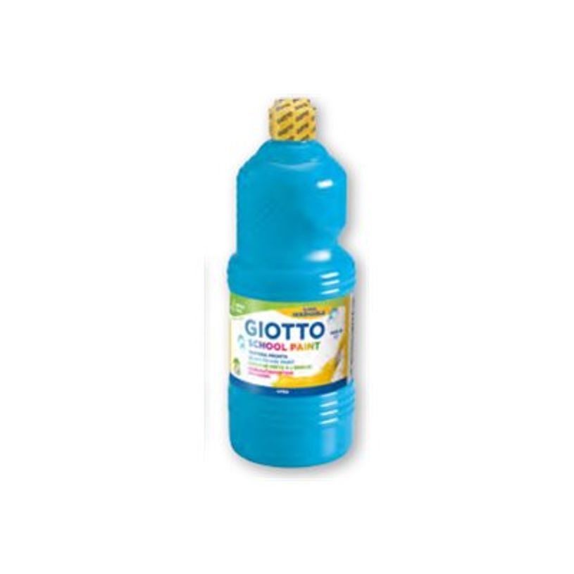 8000825005282-Giotto School - Gouache ultra lavable - cyan - bouteille de 250 ml-P_79429983_2-1