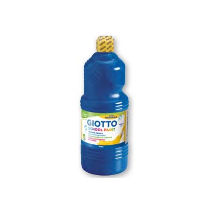 8000825005404-Giotto School - Gouache ultra lavable - bleu - bouteille de 250 ml-P_79429989_2-1