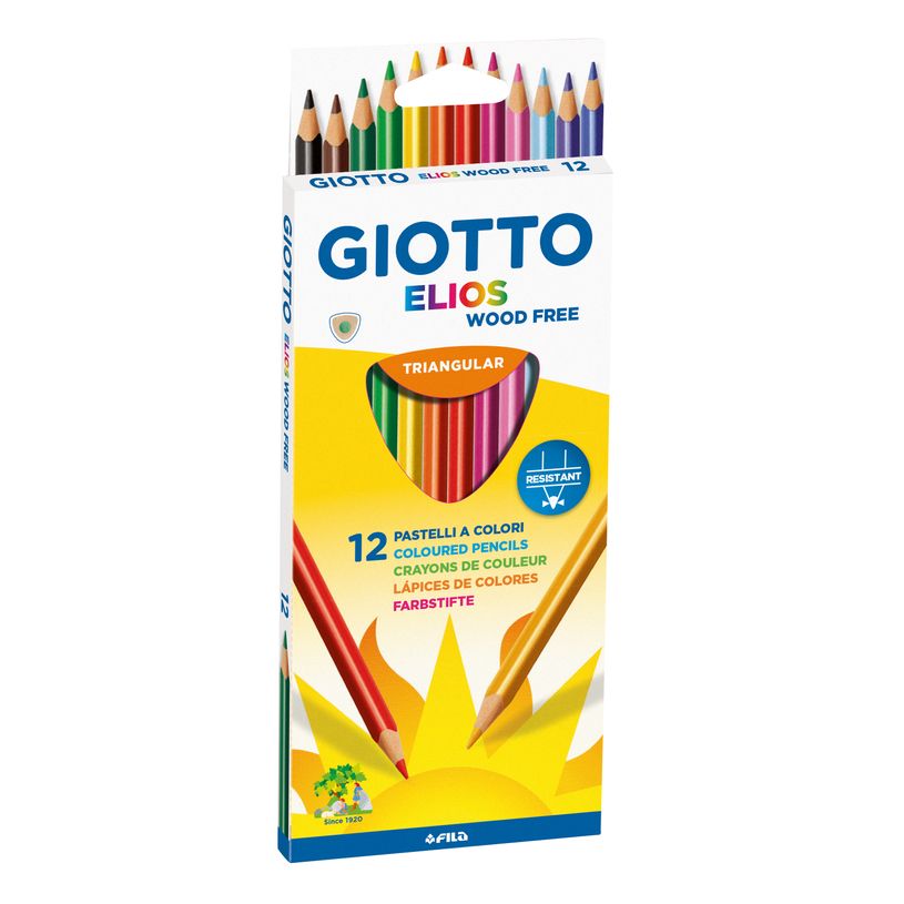 8000825275807-GIOTTO ELIOS - 12 Crayons de couleur triangulaires--0