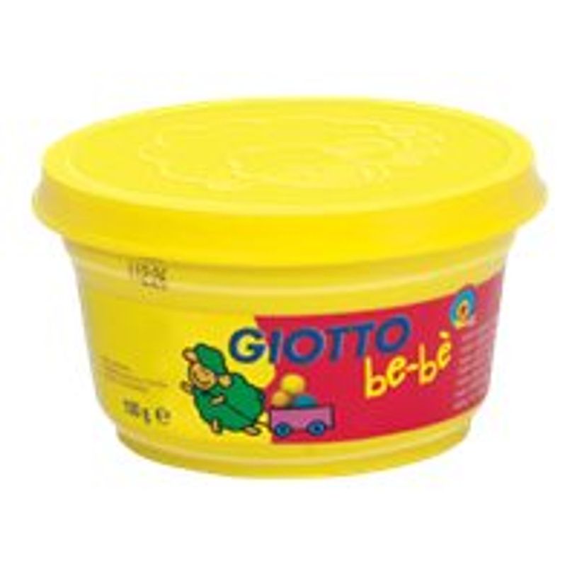 8000825464935-GIOTTO be-bè - pâte à modeler - 4 pots Jaune, Orange, Vert, Violet -100gr-P_79430012_5-4