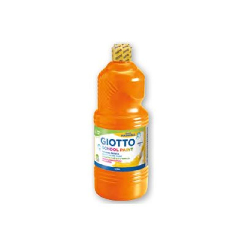 8000825977053-Giotto School - Gouache ultra lavable - orange - bouteille d'1 L-P_79430022_2-1