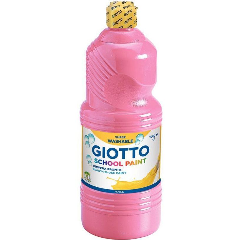 8000825977060-Giotto School - Gouache ultra lavable - rose - bouteille d'1 L-P_79430023_1-0