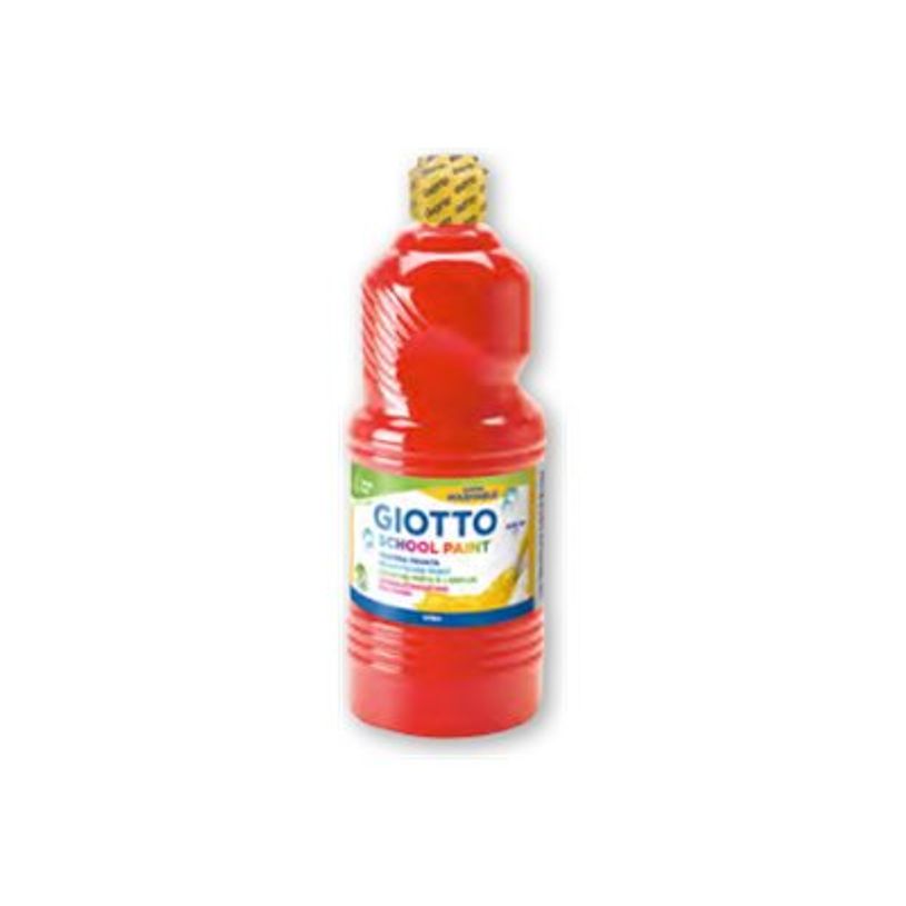8000825977084-Giotto School - Gouache ultra lavable - rouge ecarlate - bouteille d'1 L-P_79430024_2-1