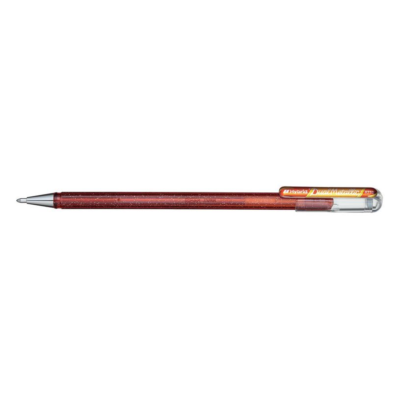 0884851024572-Pentel - Roller encre metallique pailletée - 1 mm - orange-P_79430035_1-0