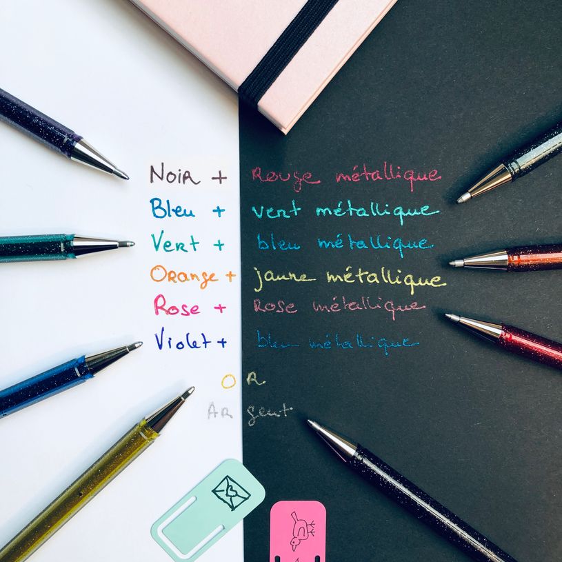 0884851024572-Pentel - Roller encre metallique pailletée - 1 mm - orange-P_79430035_2-1