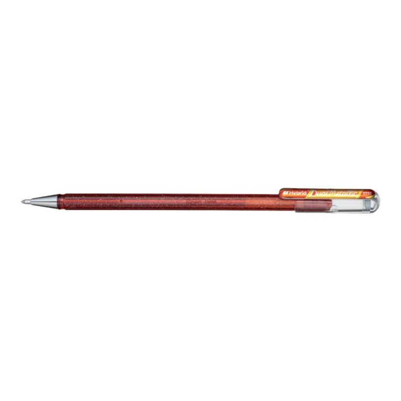 0884851024572-Pentel - Roller encre metallique pailletée - 1 mm - orange-P_79430035_4-3