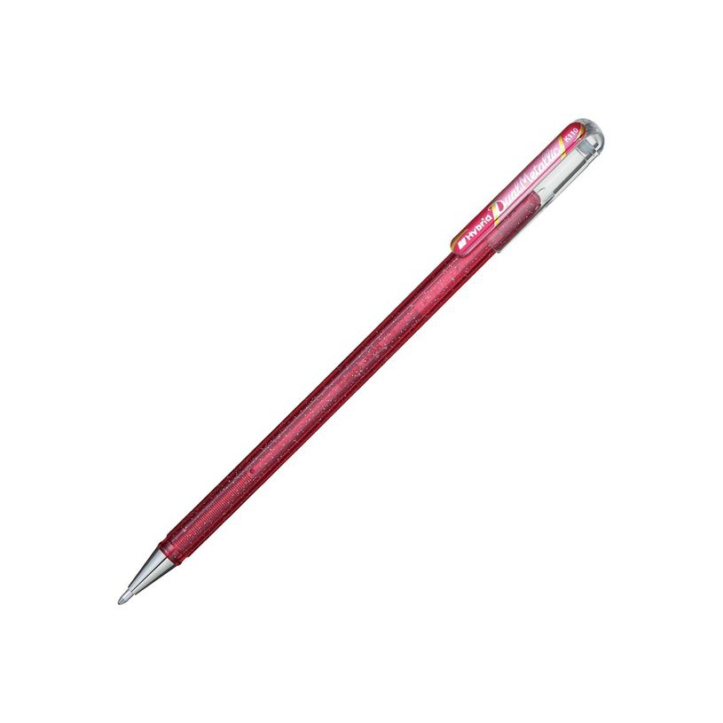 0884851024589-Pentel - Roller encre metallique pailletée - 1 mm - rose-P_79430036_4-3