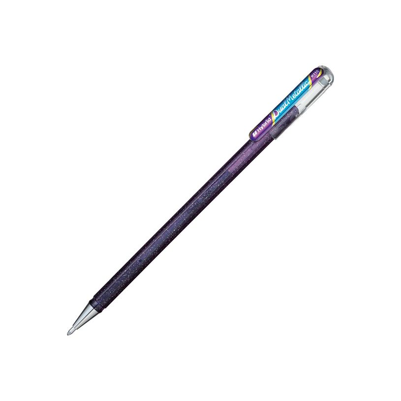 0884851024596-Pentel Hybrid Dual Metal - Roller - 1 mm - violet/bleu-P_79430037_2-1