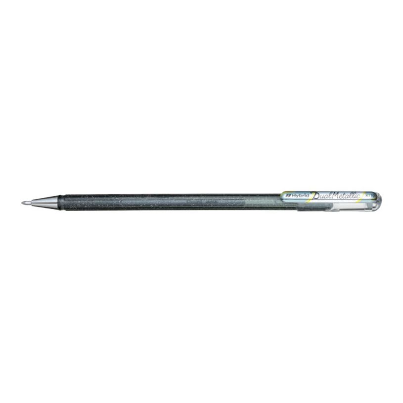 0884851024619-Pentel - Roller encre metallique pailletée - 1 mm - argent-P_79430039_4-3