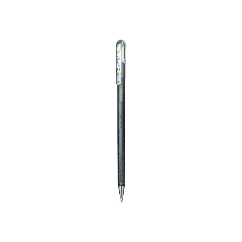 0884851024619-Pentel - Roller encre metallique pailletée - 1 mm - argent-P_79430039_5-4