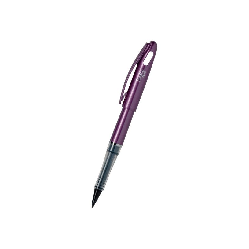 3474371960060-Pentel Tradio Brillant - Feutre plume - corps mauve-P_79430048_1-0