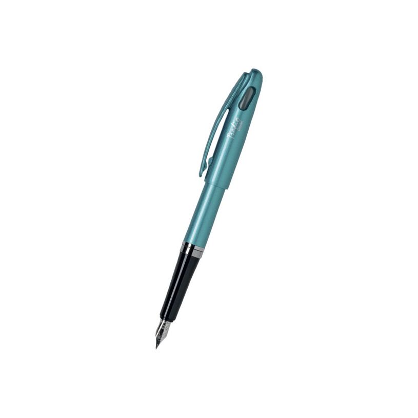 3474371960077-Pentel Tradio Brillant - Stylo plume - corps turquoise-P_79430049_1-0