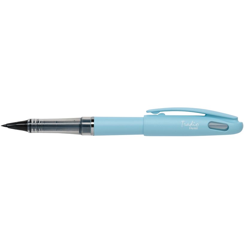 3474371970014-Pentel Tradio Pastel - Feutre plume - corps bleu-P_79430055_1-0