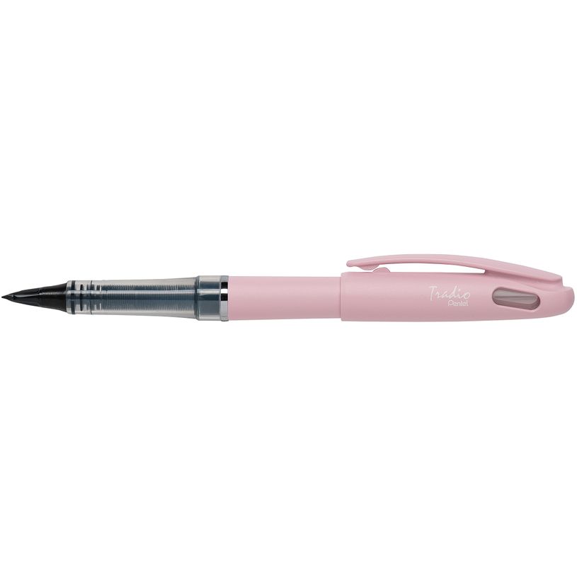 3474371970052-Pentel Tradio Pastel - Feutre plume - corps rose-P_79430059_1-0