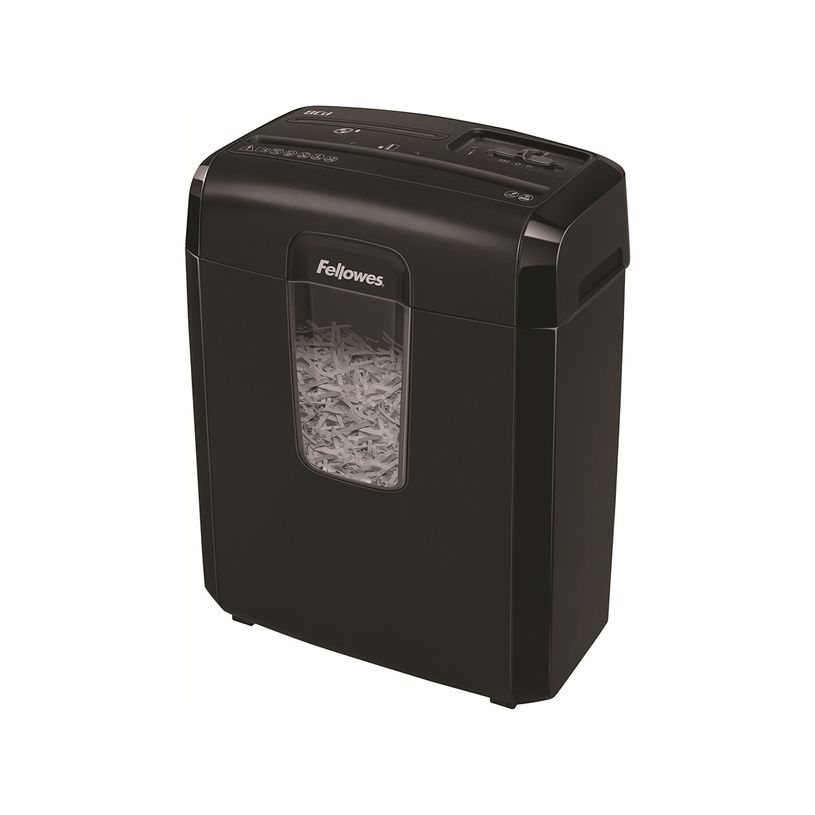 0043859724659-Fellowes Powershred 8C - destructeur de documents coupe croisée  - 8 feuilles - Corbeille -P_79430099_4-0