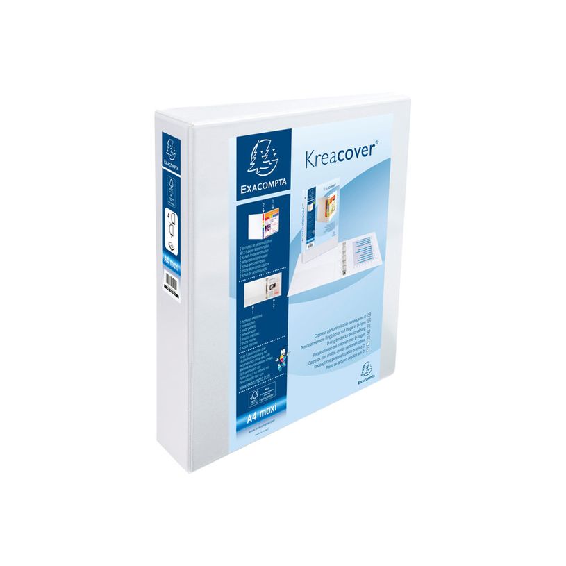 3130630519430-Exacompta Kreacover - Classeur à anneaux personnalisable - Dos 40 mm - A4 Maxi - pour 225 feuilles - bla-P_79430102_2-1