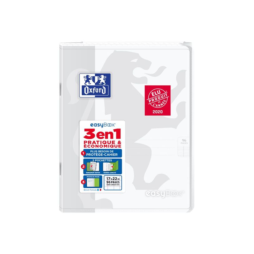 3020120119540-Oxford Easy Book - Cahier polypro 17 x 22 cm - 96 pages - grands carreaux (seyès) - dispon-P_79430138_20-11