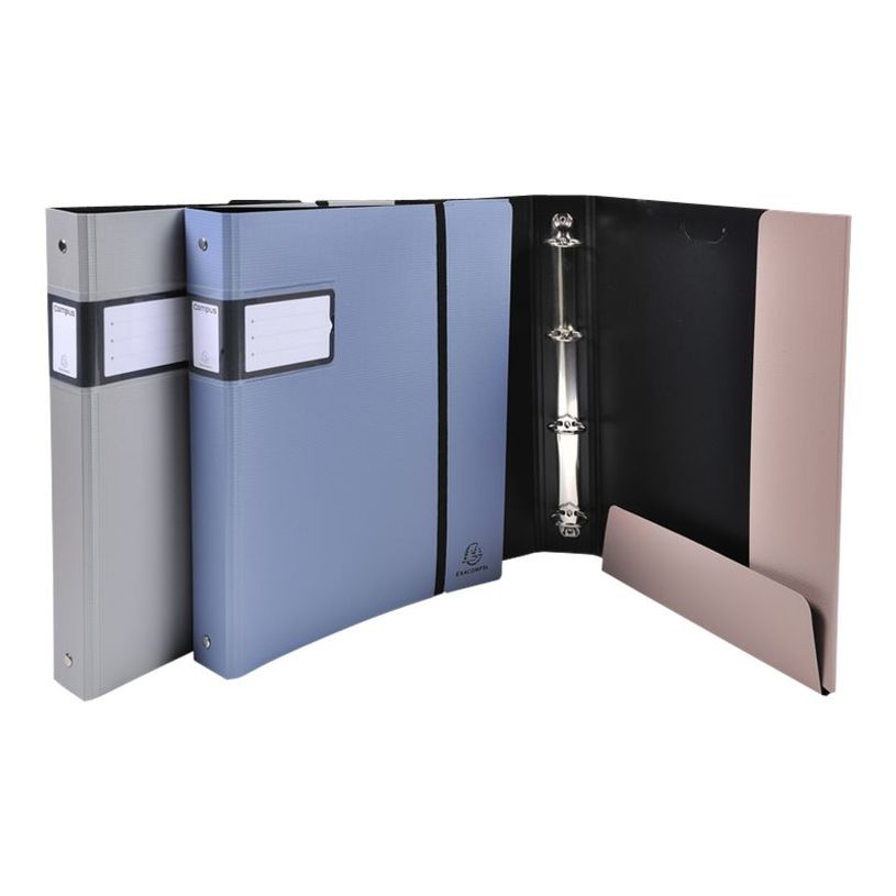 3130630516620-Exacompta Campus Métal - Classeur souple à anneaux - Dos 30 mm - A4 - pour 200 feuilles - disponib-P_79430155_1-0