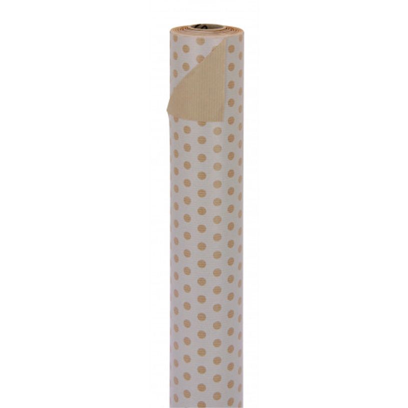 3701037603451-Logistipack - Papier cadeau kraft - 70 cm x 40 m - 60 g/m² - motif pois-P_79430222_1-0