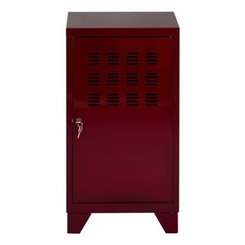 3219090958314-Casier de bureau avec pieds - 74 x 40 x 40 cm - rouge rubis nacré-P_79430380_1-0