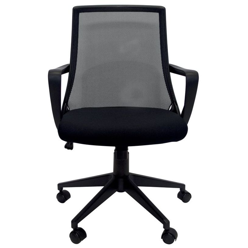 3700339882687-Fauteuil de bureau ALEX - accoudoirs fixes - noir-P_79430384_2-1