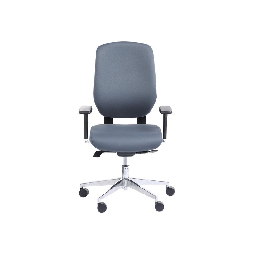 3760185029674-Fauteuil de bureau ROMEO - accoudoirs en option - gris, base alu-P_79430386_2-1