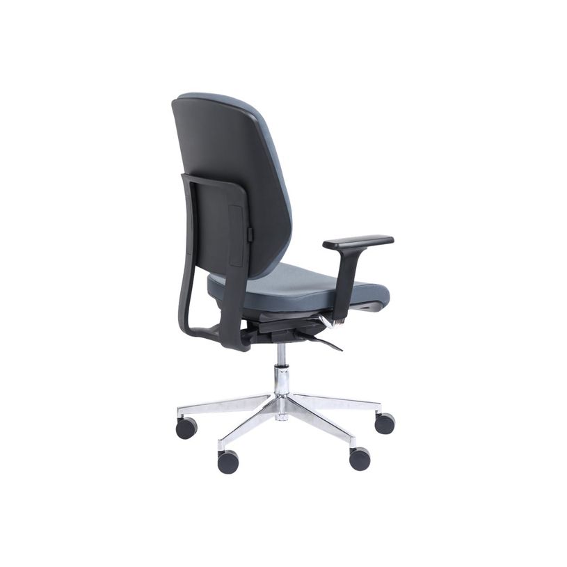 3760185029674-Fauteuil de bureau ROMEO - accoudoirs en option - gris, base alu-P_79430386_5-4