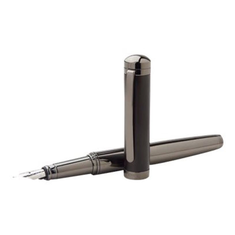 3108722400348-Oberthur Tandem - Stylo plume bois d'ébène / gun-P_79430526_2-1