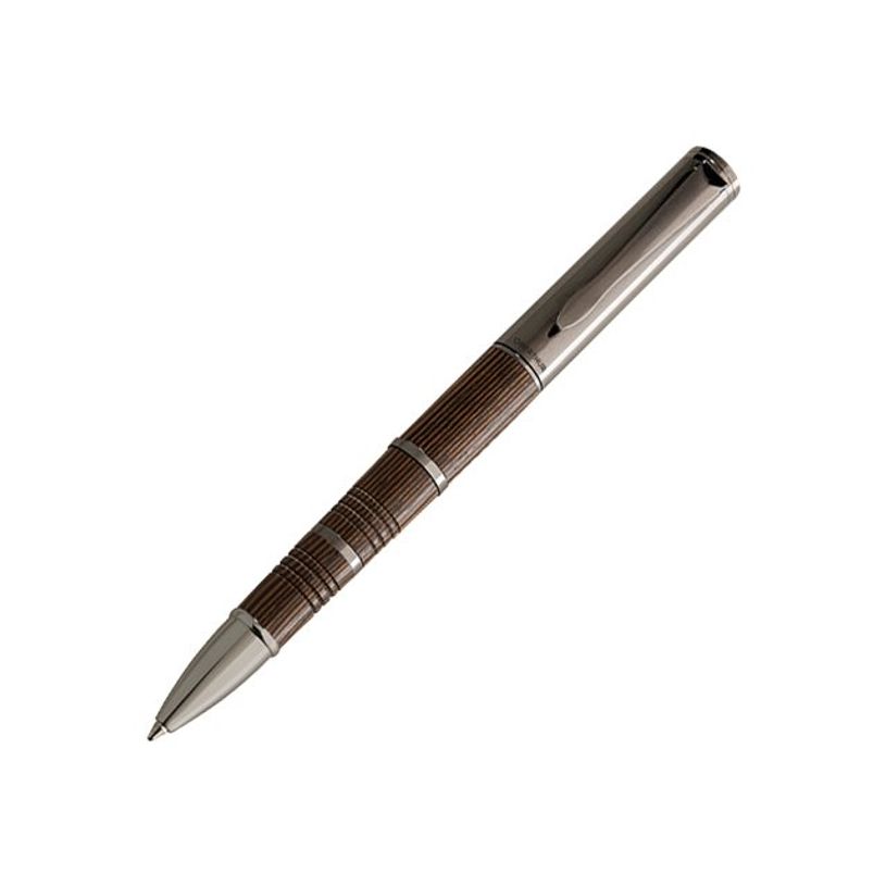 3108722412419-Oberthur Swing - Stylo à bille wengé africain / métal gun-P_79430557_2-1