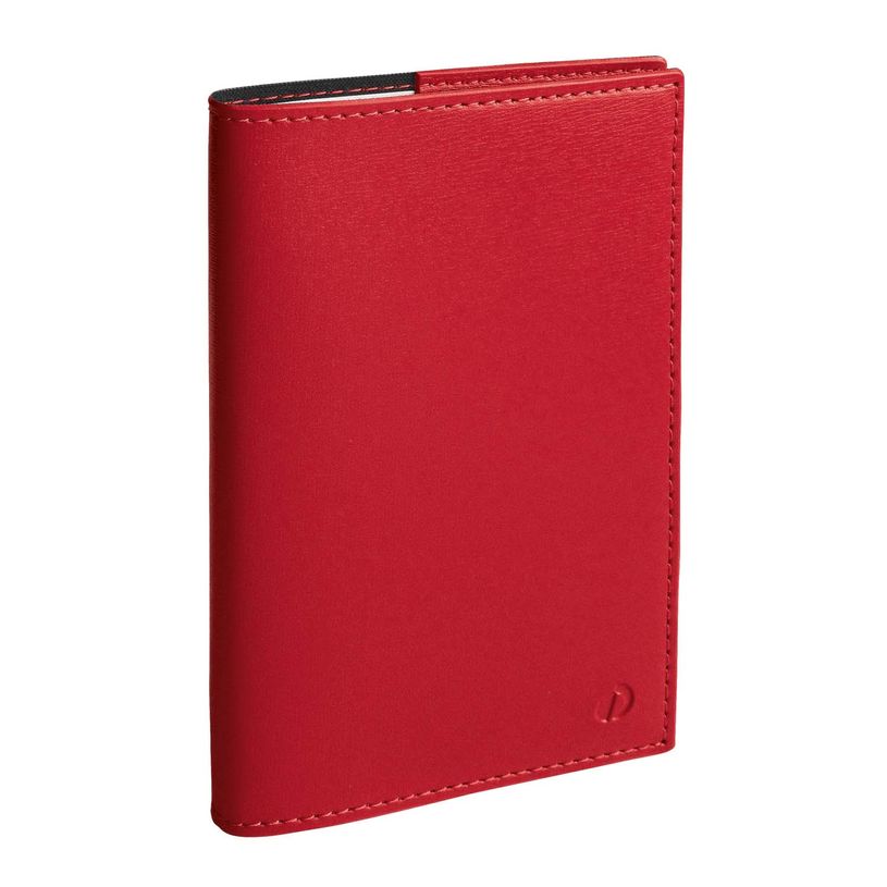 3371010448517-Quo Vadis - Agenda - Miniweek Prestige - Semainier Horizontal - Français - Soho - Rouge - 12 mois de janvier à décembre - 7x10 cm - Papier Clairefontaine ivoire - Fabri--0