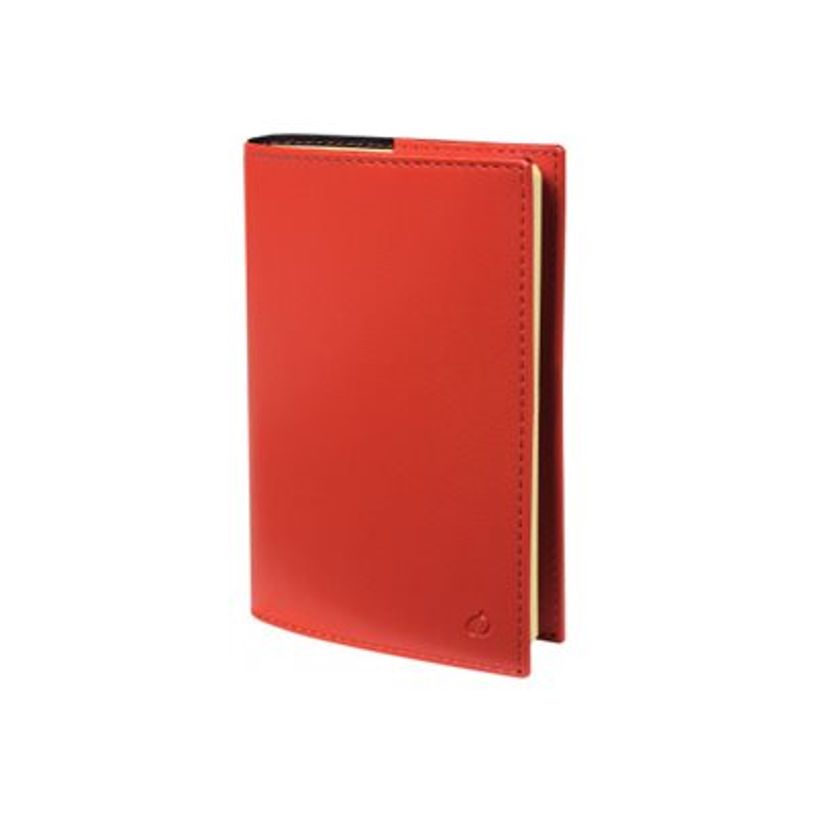 3371010448517-Quo Vadis - Agenda - Miniweek Prestige - Semainier Horizontal - Français - Soho - Rouge - 12 mois de janvier à décembre - 7x10 cm - Papier Clairefontaine iv-P_79430839_1-3