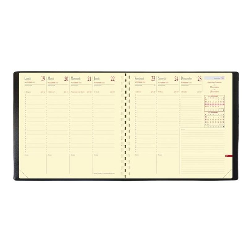 3371010410903-Verona - Agenda spiralé 1 semaine sur 2 pages - 16 x 16 cm - rose - Quo Vadis-P_79430881_1-1