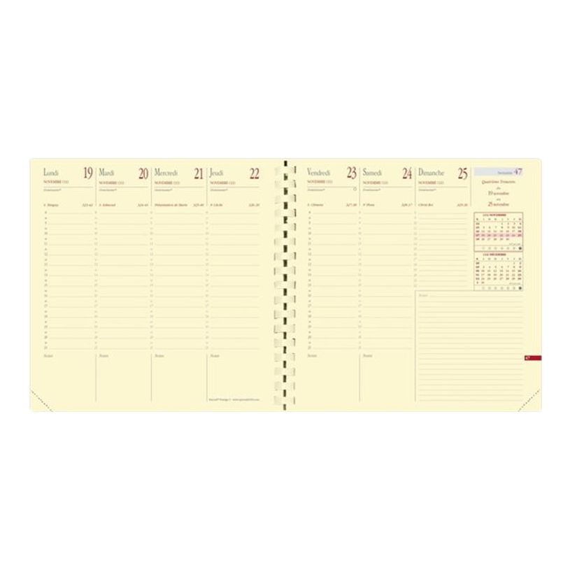 3371010410903-Verona - Agenda spiralé 1 semaine sur 2 pages - 16 x 16 cm - rose - Quo Vadis-P_79430881_2-0