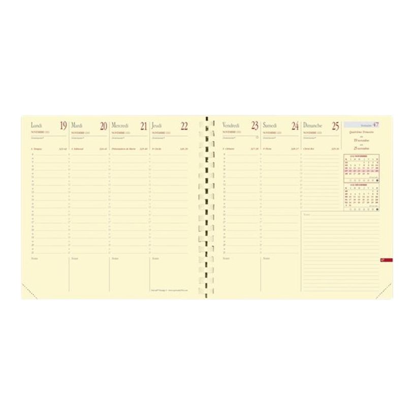 3371010410927-Verona - Agenda spiralé 1 semaine sur 2 pages - 16 x 16 cm - noir - Quo Vadis-P_79430883_3-1