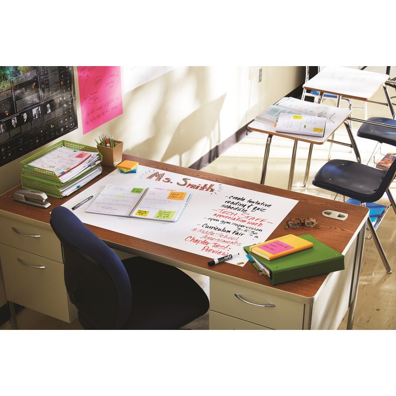 0076308931995-Post it - Tableau blanc Super Sticky - rouleau - 61 x 91 cm-P_79430955_4-3