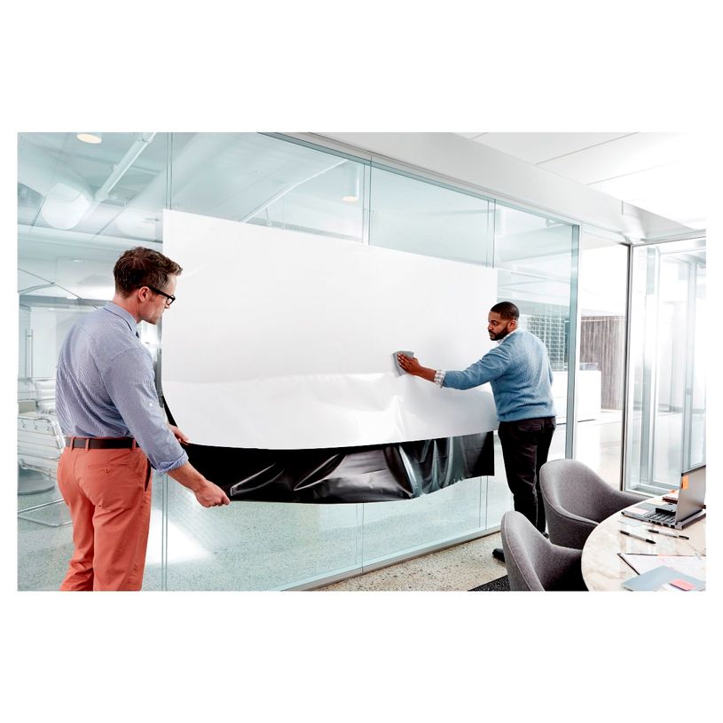 0076308932008-Post it - Tableau blanc Super Sticky - rouleau - 91,4 cm x 1,2 m-P_79430956_2-1