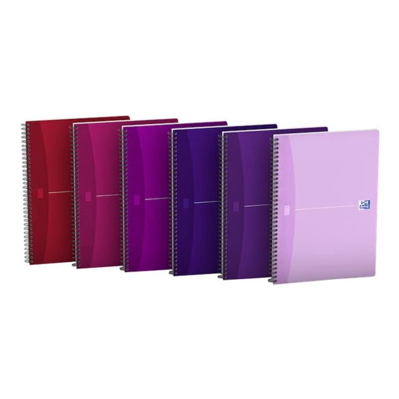 3020120029207-Oxford Office Beauty - Cahier à spirale A4 (21x29,7 cm) - 100 pages - petits carreaux (5x5 mm) - disponi-P_79430986_10-7