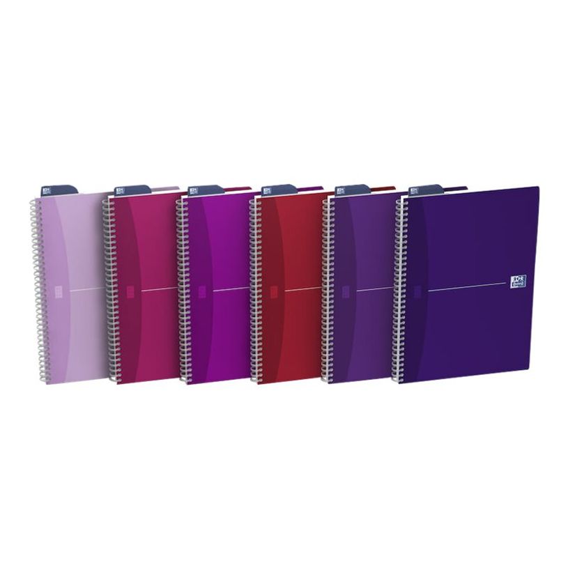 3020120029207-Oxford Office Beauty - Cahier à spirale A4 (21x29,7 cm) - 100 pages - petits carreaux (5x5 mm) - disponib-P_79430986_9-6