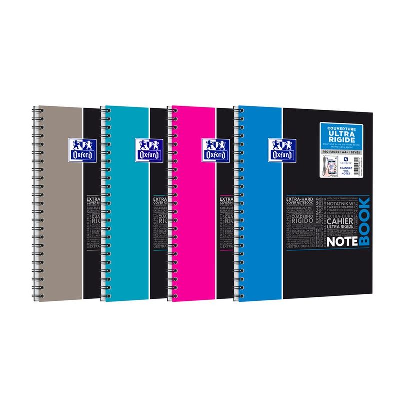 3020120056524-Oxford Etudiants - Cahier Notebook A4+ (24 x 29,7 cm) - 160 pages - grands carreaux (Seyes) - double spirale - disponib-P_79430987_6-5