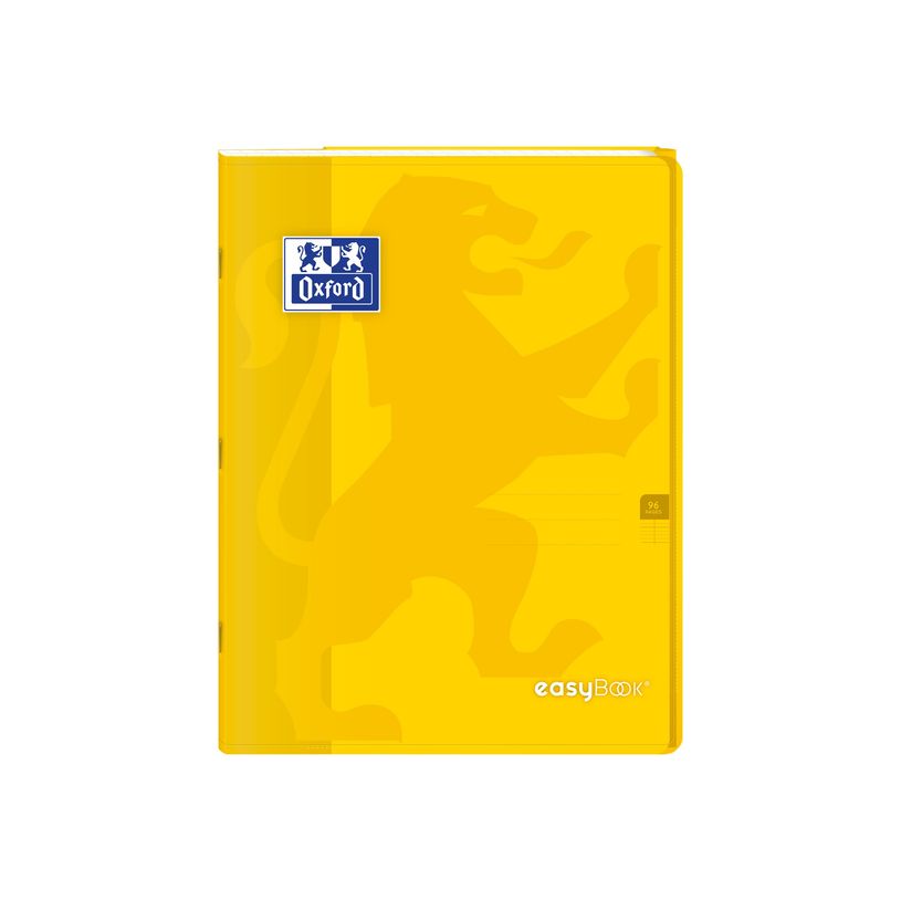 3020120120164-Oxford EasyBook - Cahier polypro 24 x 32 cm - 96 pages - grands carreaux (Seyes) - jaune-P_79430996_1-0