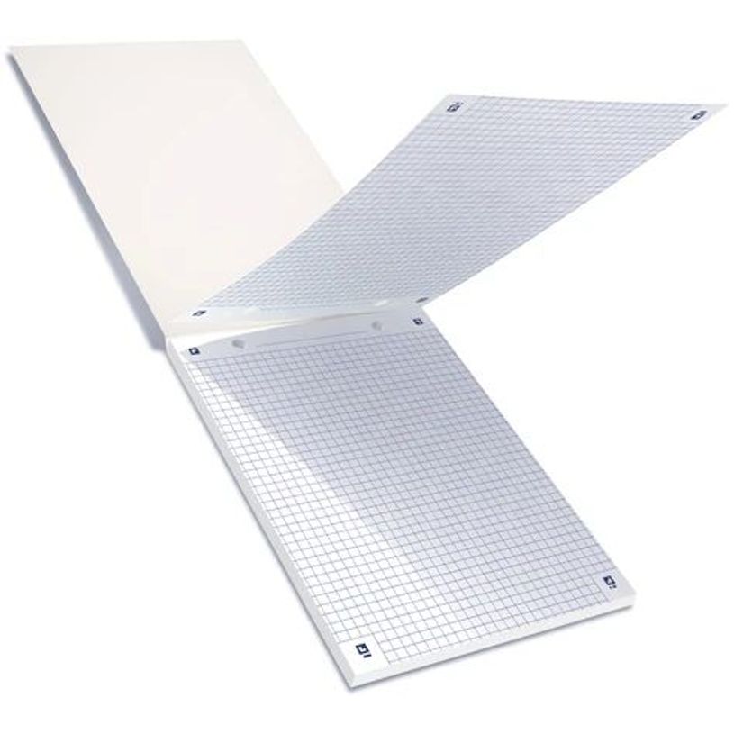 3020120120591-Oxford - Pack de 30 Fiches Bristol - A5 - petits carreaux - perforées - blanc--1