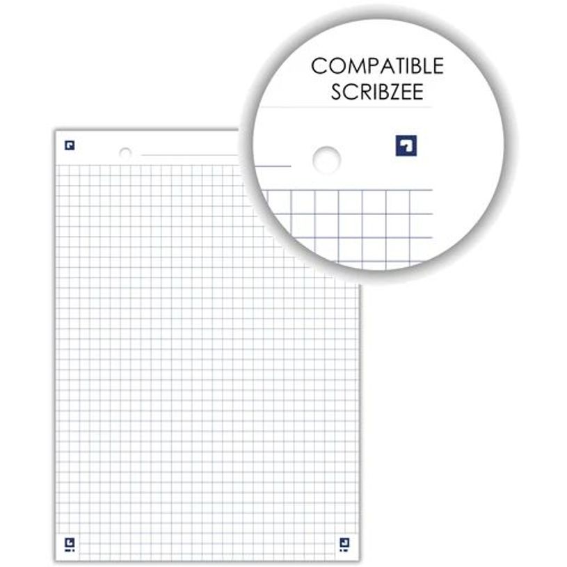 3020120120591-Oxford - Pack de 30 Fiches Bristol - A5 - petits carreaux - perforées - blanc--2
