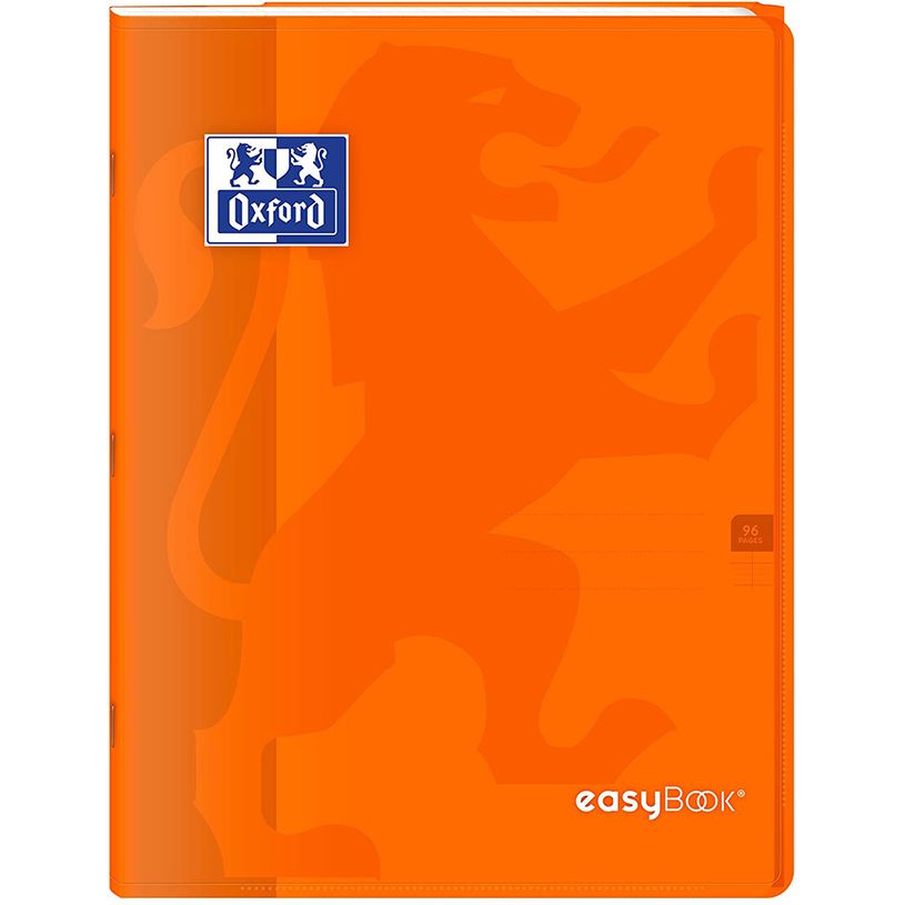 3020120120287-Oxford EasyBook - Cahier polypro 24 x 32 cm - 96 pages - grands carreaux (Seyes) - orange-P_79431000_1-0
