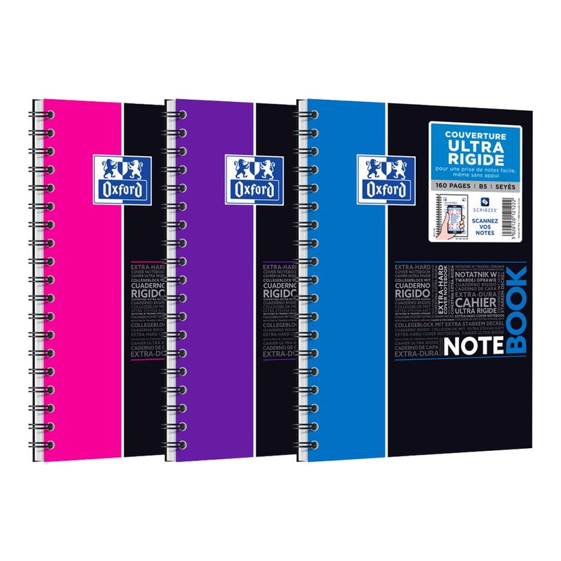 3020120121222-Oxford Etudiants - Cahier Notebook B5 (19 x 25 cm) - 160 pages - grands carreaux (Seyes) - double spirale - disponi-P_79431004_10-9