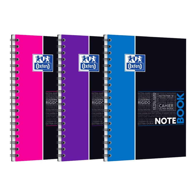 3020120121222-Oxford Etudiants - Cahier Notebook B5 (19 x 25 cm) - 160 pages - grands carreaux (Seyes) - double spirale - disponib-P_79431004_9-8
