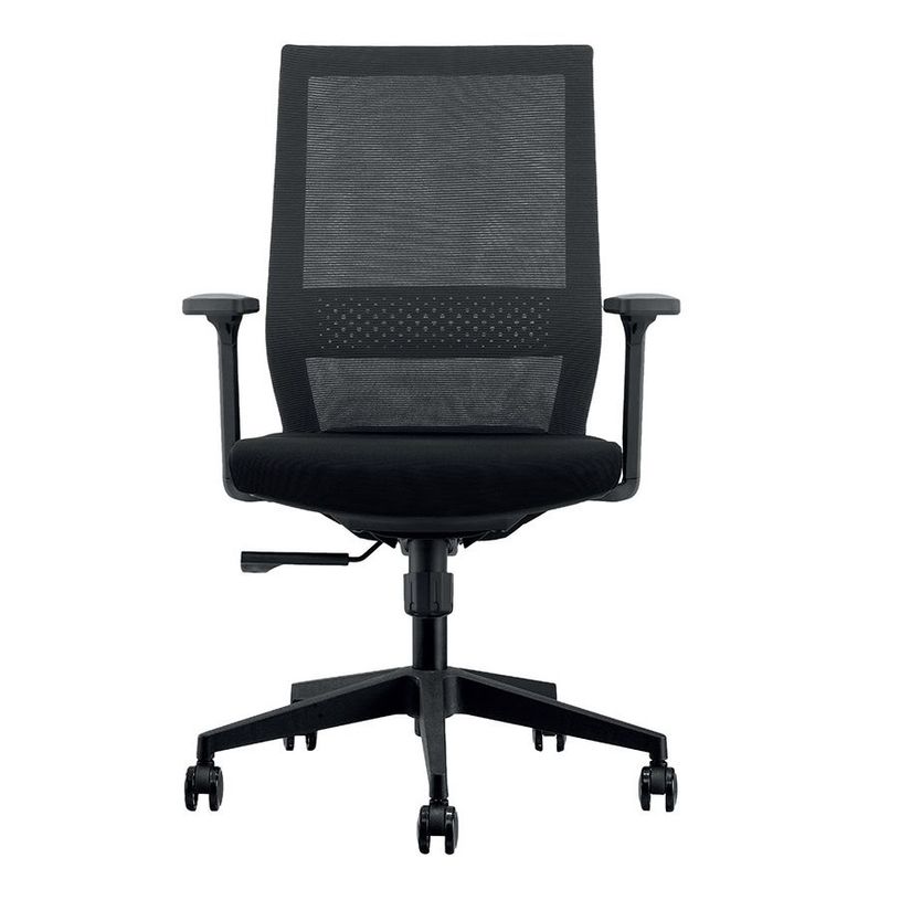 3700339882755-Fauteuil de bureau MAX - accoudoirs réglables - noir-P_79431023_2-1
