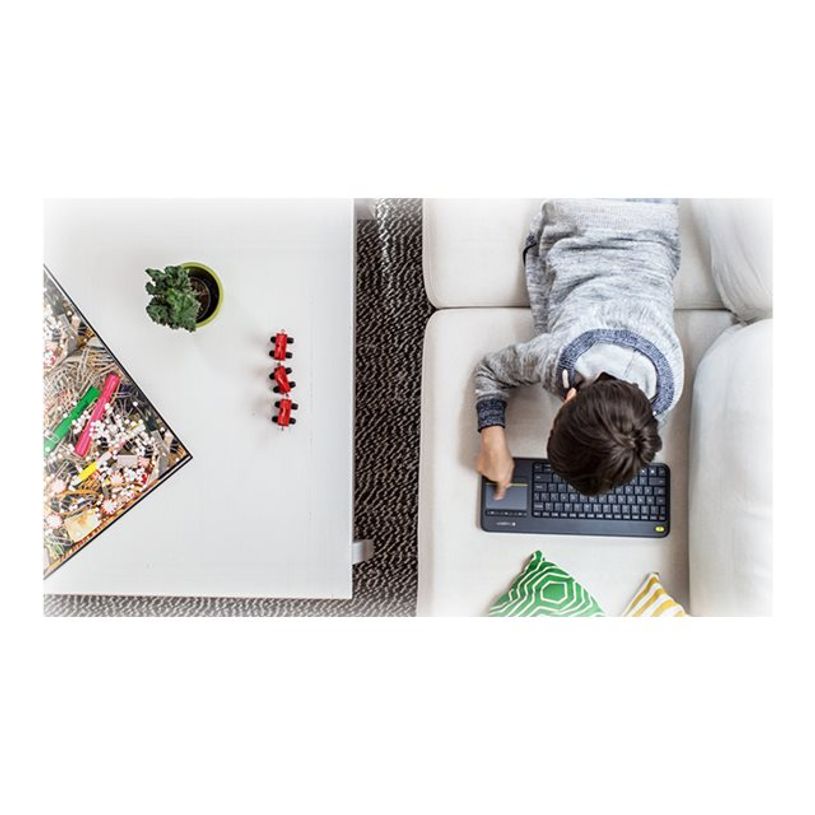 5099206059276-Logitech K400 Plus - clavier sans fil Azerty - avec pavé tactile intégré-P_79431068_13-12