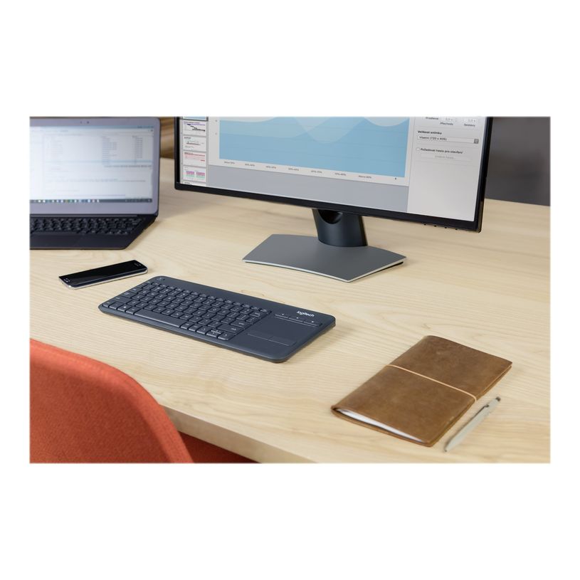 5099206059276-Logitech K400 Plus - clavier sans fil Azerty - avec pavé tactile intégré-P_79431068_24-13