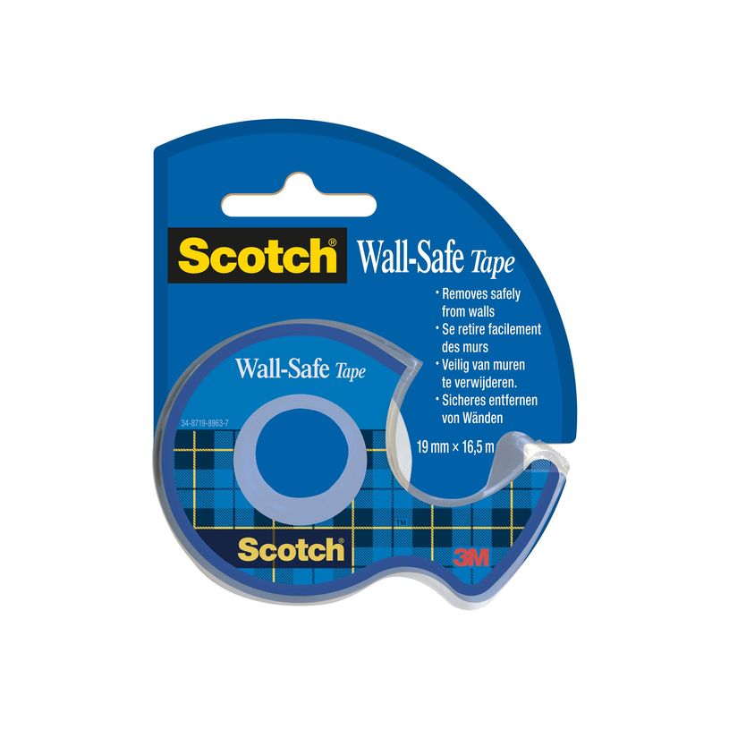 4054596313224-Scotch Wall-Safe - Ruban adhésif avec distributeur - 19 mm x 16,5 m-P_79431078_1-3