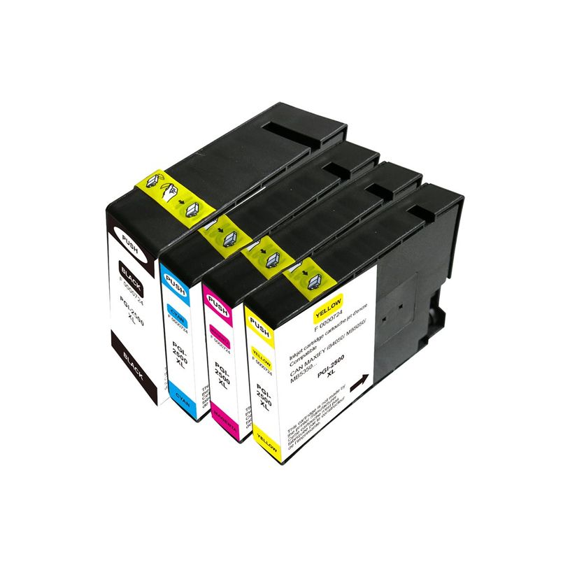 3584770907167-Cartouche compatible Canon PGI-2500XL - pack de 4 - noir, cyan, magenta, jaune - Uprint-P_79431089_4-2